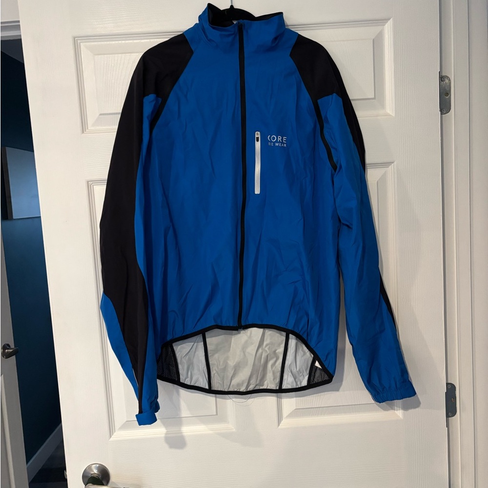 Gore Blue and Black Men's Windbreaker